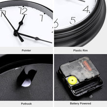 Lade das Bild in den Galerie-Viewer, Europäische Runde Vintage PC Fotouhr Wanduhr mit Foto Text selbst gestalten und bedrucken