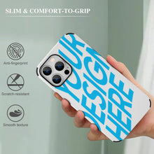 Lade das Bild in den Galerie-Viewer, iPhone 13 Mini Pro Max CarbonCase Handyhülle aus echter Karbon- und Aramidfaser mit Fotos Muster Text Logo selbst gestalten und bedrucken