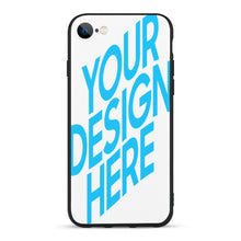 Lade das Bild in den Galerie-Viewer, iPhone SE TPU Handyhülle mit Fotos Muster Text Logo selbst gestalten und bedrucken