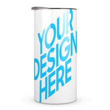 Lade das Bild in den Galerie-Viewer, 304 Edelstahl Vertikale Becher mit Deckel Thermobecher 300ml mit Fotos Muster Text Logo selbst gestalten und bedrucken