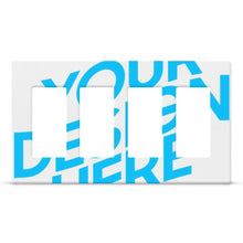 Lade das Bild in den Galerie-Viewer, Lichtschalterplatte mit Fotos Muster Text Logo selbst gestalten und bedrucken