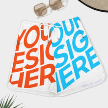 Lade das Bild in den Galerie-Viewer, Multi-Image-Druck Damen / Frauen Badeshort schnelltrocknende Badehose YH32 mit Fotos Muster Text Logo selbst gestalten und bedrucken