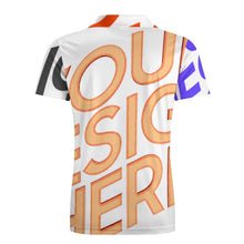 Lade das Bild in den Galerie-Viewer, Multi-Image-Design Kinder Jungen 3-16 Jahre Alt Poloshirt Kurzarm J62T mit Foto Design Motiv Text selbst gestalten und bedrucken
