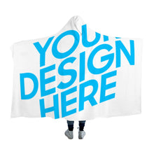 Lade das Bild in den Galerie-Viewer, Arktischer Samt Decke mit Kapuze 40"×50" 50"×60" 60"×80" selbst gestalten und bedrucken