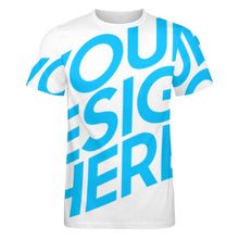 Lade das Bild in den Galerie-Viewer, Einzelbild-Design Vollprint 100% Baumwolle T-Shirt ay001 Männer / Herren mit Fotos Muster Text Logo selbst gestalten und bedrucken