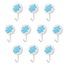 Lade das Bild in den Galerie-Viewer, Mini Saughaken 10er Set aus Kunststoff (10 gleiches Bild) mit Foto selbst gestalten und bedrucken