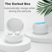 Lade das Bild in den Galerie-Viewer, Bluetooth Kopfhörer Ohrhörer Headset mit Ladestation mit Logo Motiv oder Foto selbst gestalten und bedrucken