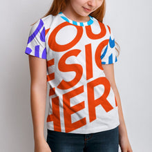 Lade das Bild in den Galerie-Viewer, Multi-Image-Druck Fußballtrikot TShirt Jersey ET 2022 Fußball WM Kids Volldruck für Kinder mit Fotos Muster Text Logo selbst gestalten und bedrucken