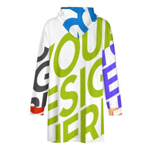 Lade das Bild in den Galerie-Viewer, Multi-Image-Design Damen / Frauen Mädchen Übergroße Hoodie Sweatshirt Decke Superwarme Kapuzenpullover Kuschelpullover MTY01 mit Foto Design Motiv Text selbst gestalten und bedrucken