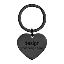 Lade das Bild in den Galerie-Viewer, Schlüsselanhänger Metall Anhänger aus Titan Stahl (fünf Stil verfügbar) mit Namen Gravur selbst gestalten