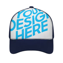 Lade das Bild in den Galerie-Viewer, Gebogene Gummi Baseballkappe reine Farbe Männer & Frauen selbst gestalten und bedrucken