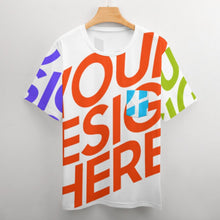 Lade das Bild in den Galerie-Viewer, Multi-Image-Druck Rundhalsshirt Kurzarm T-Shirt TSHIRT mit Brusttasche NTREV2 für Herren mit Fotos Muster Text Logo selbst gestalten und bedrucken