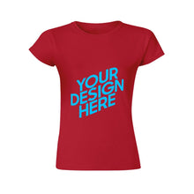 Lade das Bild in den Galerie-Viewer, Yama Einseitiger Druck Kurzarm-T-Shirts TSHIRT für Frauen selbst gestalten und bedrucken
