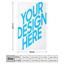 Lade das Bild in den Galerie-Viewer, Personalisierte Handwerk Fotodecke Collage Tagesdecke Kuscheldecke mit Fotos Muster Text Logo selbst gestalten und bedrucken (Vertikale Version)