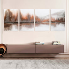 Lade das Bild in den Galerie-Viewer, Ganzes Bild Vertikale Version 2:3 hängende Poster 4 Panel / Wandbilder 4-teilig / Leinwand Malerei mit Foto selbst gestalten und bedrucken