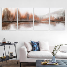 Lade das Bild in den Galerie-Viewer, Ganzes Bild Vertikale Version 2:3 hängende Poster 4 Panel / Wandbilder 4-teilig / Leinwand Malerei mit Foto selbst gestalten und bedrucken