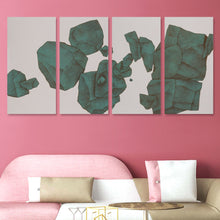 Lade das Bild in den Galerie-Viewer, Ganzes Bild Vertikale Version 1:2 hängende Poster 4 Panel / Wandbilder 4-teilig / Leinwand Malerei mit Foto selbst gestalten und bedrucken