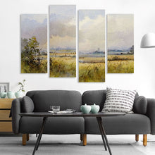 Lade das Bild in den Galerie-Viewer, Ganzes Bild Vertikale Kombination 4 Panel hängende Poster / Leinwand Malerei Wandbilder 4-teilig mit Foto selbst gestalten und bedrucken