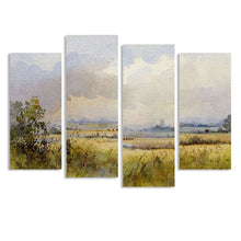 Lade das Bild in den Galerie-Viewer, Ganzes Bild Vertikale Kombination 4 Panel hängende Poster / Leinwand Malerei Wandbilder 4-teilig mit Foto selbst gestalten und bedrucken