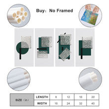 Lade das Bild in den Galerie-Viewer, Multi-Image-Design Druck Vertikale Version 1:2 hängende Poster 4 Panel / Wandbilder 4-teilig / Leinwand Malerei mit Foto selbst gestalten und bedrucken