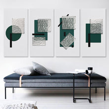 Lade das Bild in den Galerie-Viewer, Multi-Image-Design Druck Vertikale Version 1:2 hängende Poster 4 Panel / Wandbilder 4-teilig / Leinwand Malerei mit Foto selbst gestalten und bedrucken