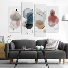 Lade das Bild in den Galerie-Viewer, 4 Panel hängende Poster Multi-Image-Design ( Vertikale Kombination ) / Leinwandbild 4-teilig / Wandbilder mit Foto selbst gestalten und bedrucken