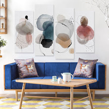 Lade das Bild in den Galerie-Viewer, 4 Panel hängende Poster Multi-Image-Design ( Vertikale Kombination ) / Leinwandbild 4-teilig / Wandbilder mit Foto selbst gestalten und bedrucken