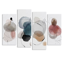 Lade das Bild in den Galerie-Viewer, 4 Panel hängende Poster Multi-Image-Design ( Vertikale Kombination ) / Leinwandbild 4-teilig / Wandbilder mit Foto selbst gestalten und bedrucken