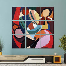 Lade das Bild in den Galerie-Viewer, Multi-Image-Design Druck hängende Poster 9 Panel / Wandbilder 9-teilig / Leinwandbild Malerei mit Foto selbst gestalten und bedrucken