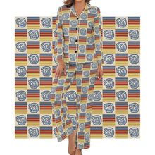 Lade das Bild in den Galerie-Viewer, Multi-Image-Druck Damen / Frauen DTZ Pyjama im Hemdblusenlook (1 tlg., 1 Stück) Schlafanzug Nachthemd durchgeknöpft mit Fotos Muster Text Logo selbst gestalten und bedrucken