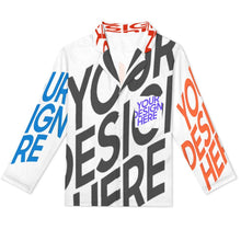 Lade das Bild in den Galerie-Viewer, Multi-Image-Design Herren / Männer Schlafanzug Pyjama Set Langarm - Kragen Classic (2 tlg.) SDS062 mit Foto Design Motiv Text selbst gestalten und bedrucken