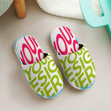 Lade das Bild in den Galerie-Viewer, Voll Druck Kinder Jungen / Mädchen Winter Pantoffel Hausschuhe Slipper mit Foto Design Motiv Text selbst gestalten und bedrucken