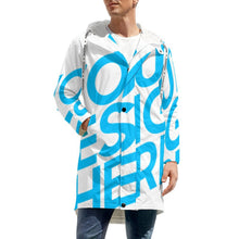 Lade das Bild in den Galerie-Viewer, Langmantel Wintermantel Winterjacke Outdoorjacke mit Kapuze A677 für Herren Männer mit Foto Muster Text selbst gestalten und bedrucken
