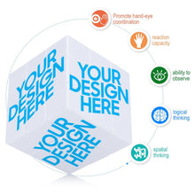 Lade das Bild in den Galerie-Viewer, Individuell bedruckter Zauberwürfel mit eigenen Fotos - 6-seitiger Druck - selbst gestalten und bedrucken