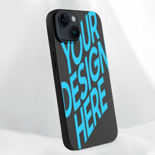 Lade das Bild in den Galerie-Viewer, Personalisierte TPU Clear Cover iPhone 14 / iPhone 14 Plus / iPhone 14 Pro / iPhone 14 Pro Max Handyhülle Schutzhülle mit Fotos Muster Text Logo selbst gestalten und bedrucken