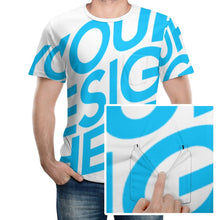 Lade das Bild in den Galerie-Viewer, Einzelbilddruck Kurzarm T-Shirt TSHIRT mit Brusttasche NTREV2 für Herren mit Fotos Muster Text Logo selbst gestalten und bedrucken