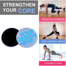Lade das Bild in den Galerie-Viewer, Fitness Gleitscheiben / Sliders Gleitscheiben / Slidepad Liegestützen mit Foto selbst gestalten und bedrucken