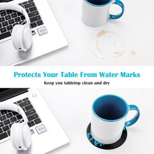 Lade das Bild in den Galerie-Viewer, Untertasse in Form CD-Aufnahme mit Foto Text Muster selbst gestalten und bedrucken