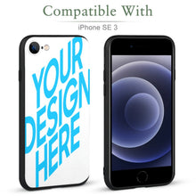 Lade das Bild in den Galerie-Viewer, iPhone SE TPU Handyhülle mit Fotos Muster Text Logo selbst gestalten und bedrucken