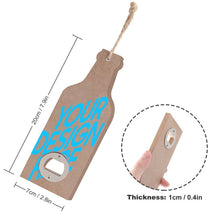 Lade das Bild in den Galerie-Viewer, Bier Flaschenöffner lustig mit Foto Text Logo selbst gestalten und bedrucken