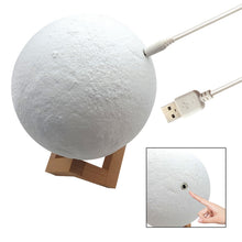 Lade das Bild in den Galerie-Viewer, Touch Dreifarbige 3D-Druck Lunar PLA Mondlampe selbst gestalten und bedrucken