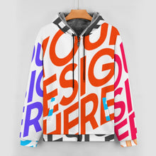 Lade das Bild in den Galerie-Viewer, Multi-Image-Design Herren / Männer Jacke Winter Cordjacke Outdoorjacke Collegejacke WZIP mit Foto Design Motiv Text selbst gestalten und bedrucken