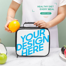 Lade das Bild in den Galerie-Viewer, Quadratische Lunchtasche / Einkaufstasche / Thermotasche / Kühltasche mit Foto selbst gestalten und bedrucken
