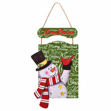 Lade das Bild in den Galerie-Viewer, Holz Weihnachtsschneemann Malerei mit Ihrem eigenen Design Text oder Foto selbst gestalten und bedrucken