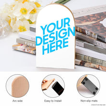 Lade das Bild in den Galerie-Viewer, Buchständer aus Holz 2 Stück/Packung selbst gestalten und bedrucken