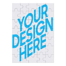 Lade das Bild in den Galerie-Viewer, Fotopuzzle Holz Puzzle Spielzeug mit flachem Box - vertikale Version - selbst gestalten und bedrucken