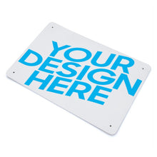 Lade das Bild in den Galerie-Viewer, Eisenblech horizontale Platte Metallschild Blechschilder Deko Schild mit Spruch Wand- und Türdeko selbst gestalten und bedrucken