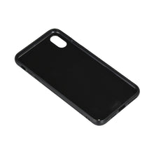 Lade das Bild in den Galerie-Viewer, Schwarze TPU-Glashülle Handyhülle für Apple iPhone XS mit Foto selbst gestalten und bedrucken