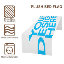 Lade das Bild in den Galerie-Viewer, Bed Flag Bett Flagge mit Fotos Muster Text Logo selbst gestalten und bedrucken