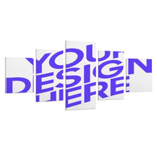 Lade das Bild in den Galerie-Viewer, Ganzes Bild Vertikale Kombination 5 Panel hängende Poster / Wandbilder 5-teilig / Leinwand Malerei mit Foto selbst gestalten und bedrucken